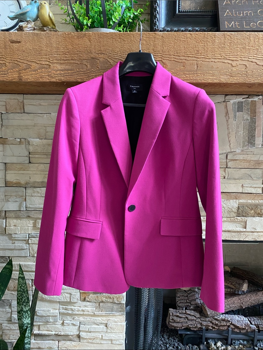 Tahari Hot Pink Blazer
